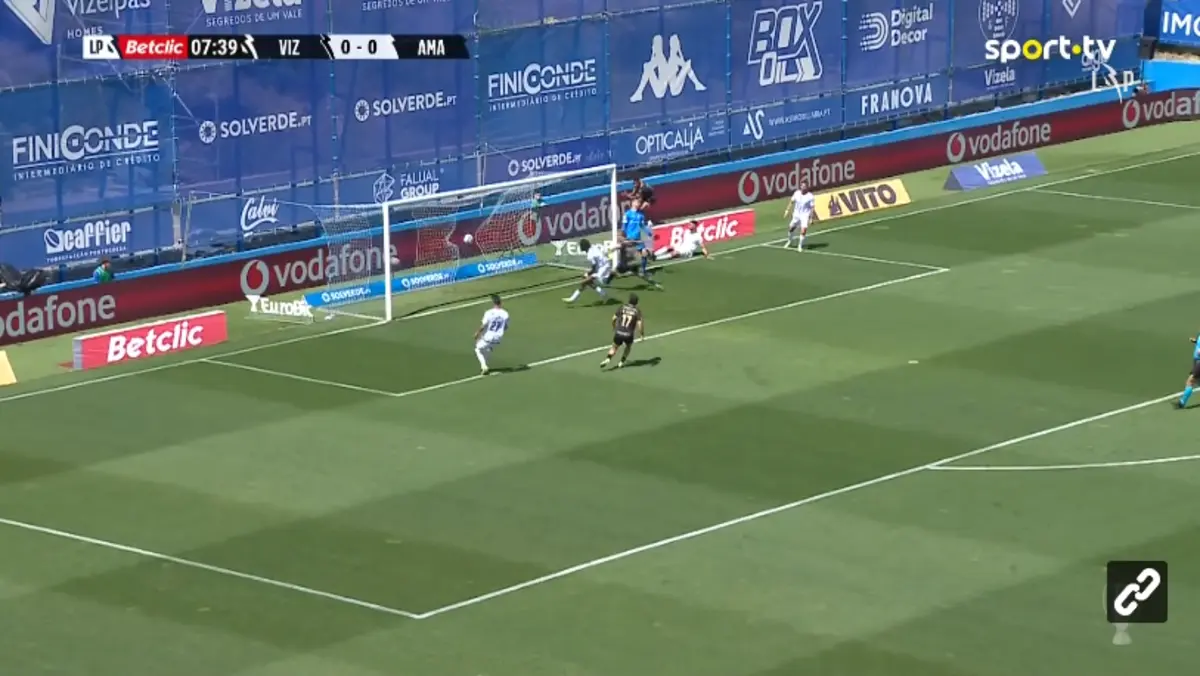Imagem de contexto do artigo O golo de Samu que colocou o Vizela a vencer o Estrela da Amadora