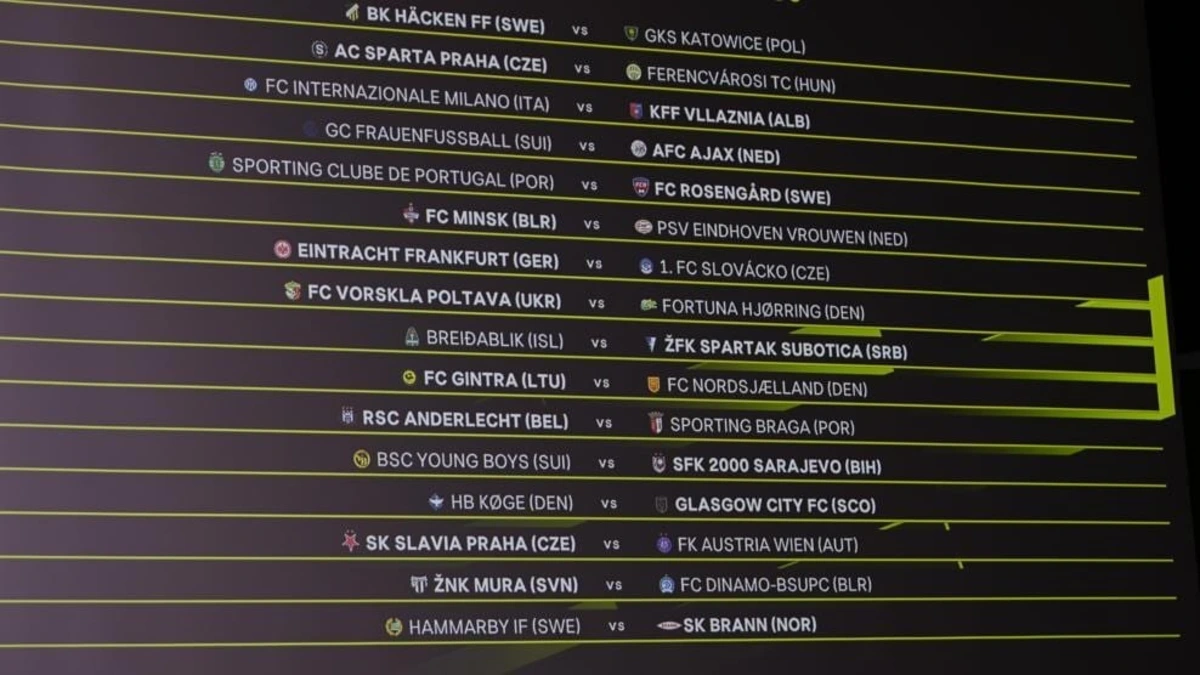 Imagem de contexto do artigo Sporting e Braga já têm adversário nos 16 avos de final da Taça Europa feminina