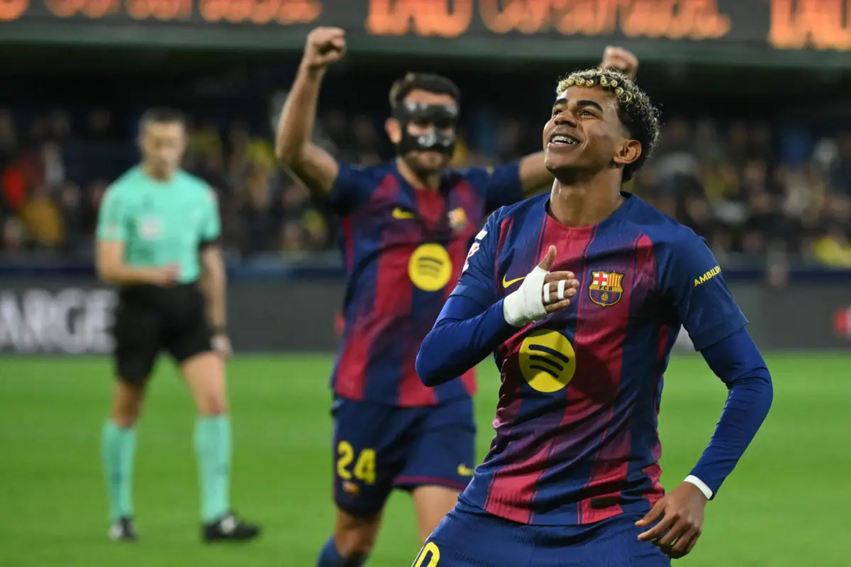 Yamal marcou para o Barcelona