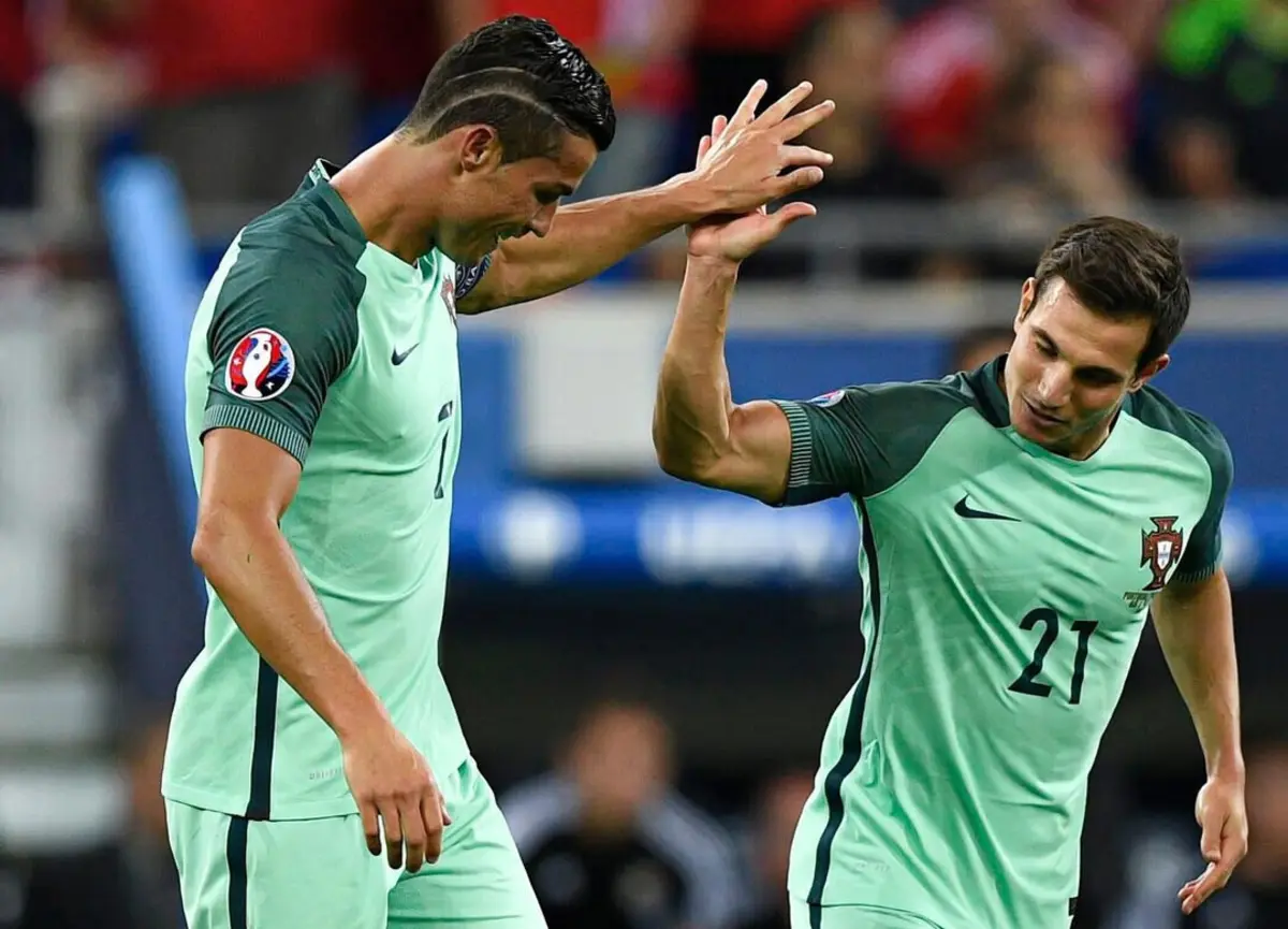 Ronaldo e Cédric (créditos: Instagram)