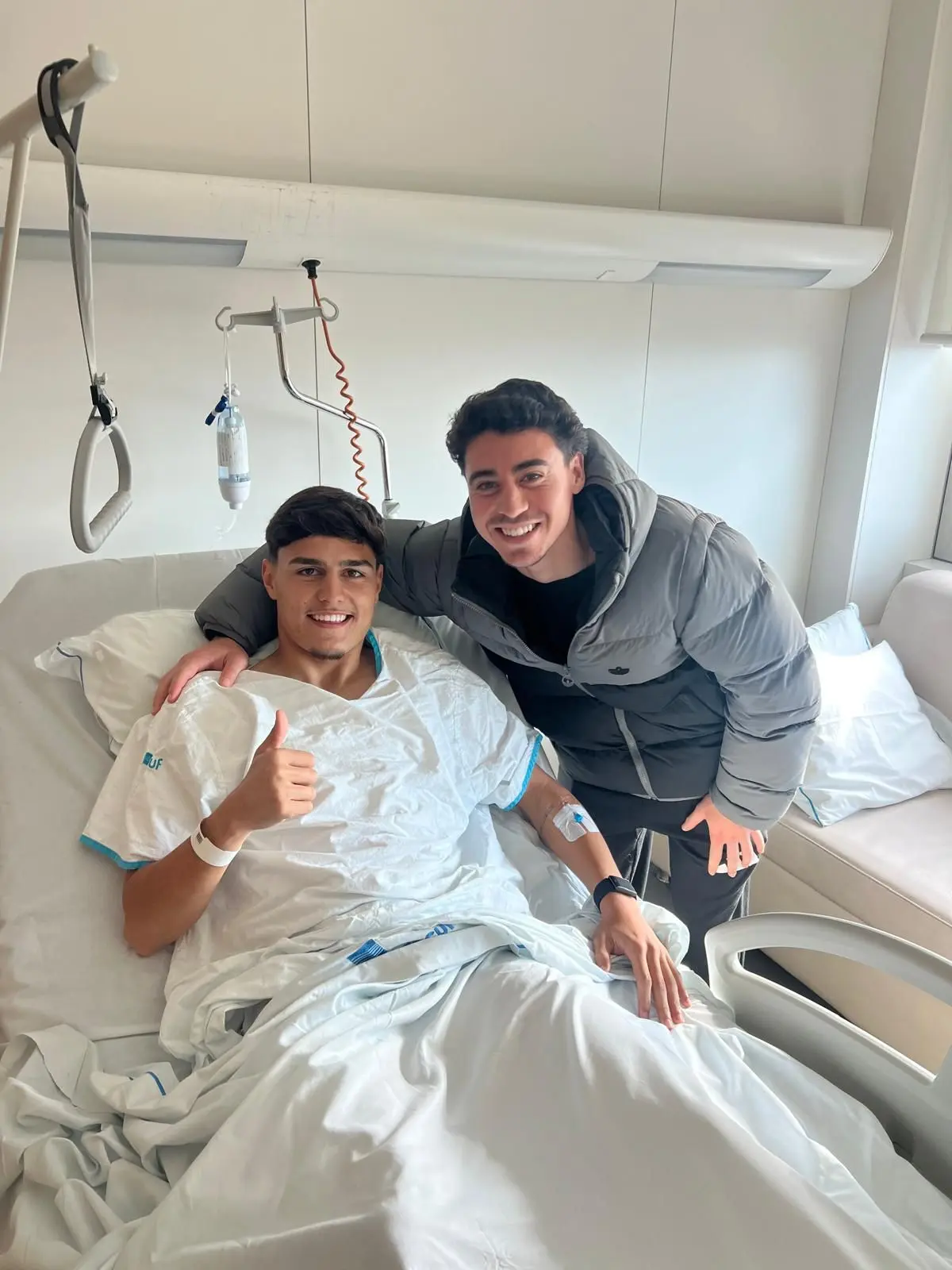 Imagem de contexto do artigo Sofreu uma lesão grave e recebeu a visita de Vasco Sousa no hospital