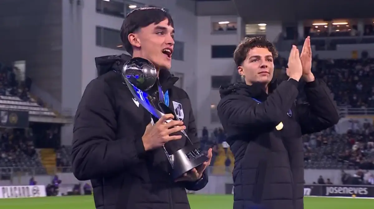 Imagem de contexto do artigo Sub-17: Verdi e Zeega homenageados em Guimarães