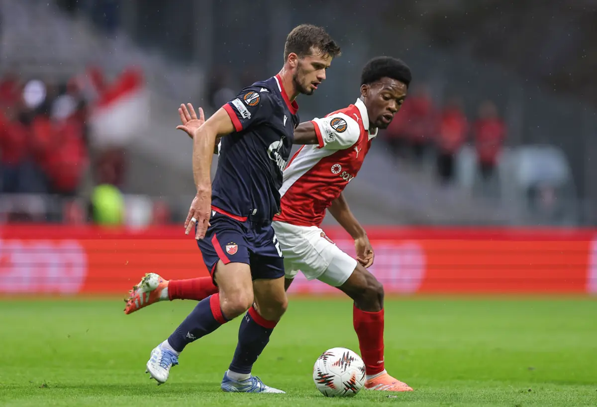 Tomás Händel jogou frente ao Braga para a Liga Europa