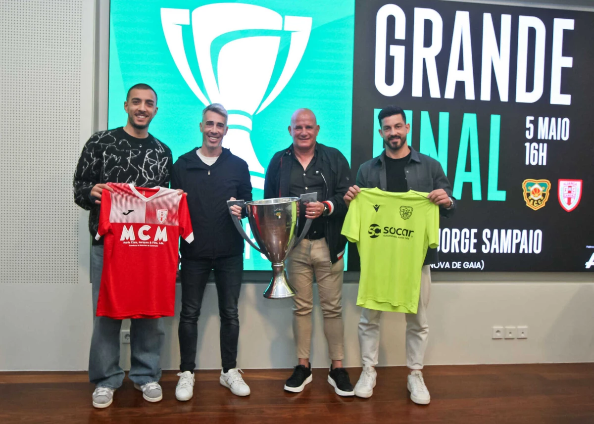 Coimbrões-Aliança de Gandra disputa-se este domingo, pelas 16h00, no Estádio Dr. Jorge Sampaio, em Vila Nova de Gaia (créditos: José Carmo / Global Imagens )