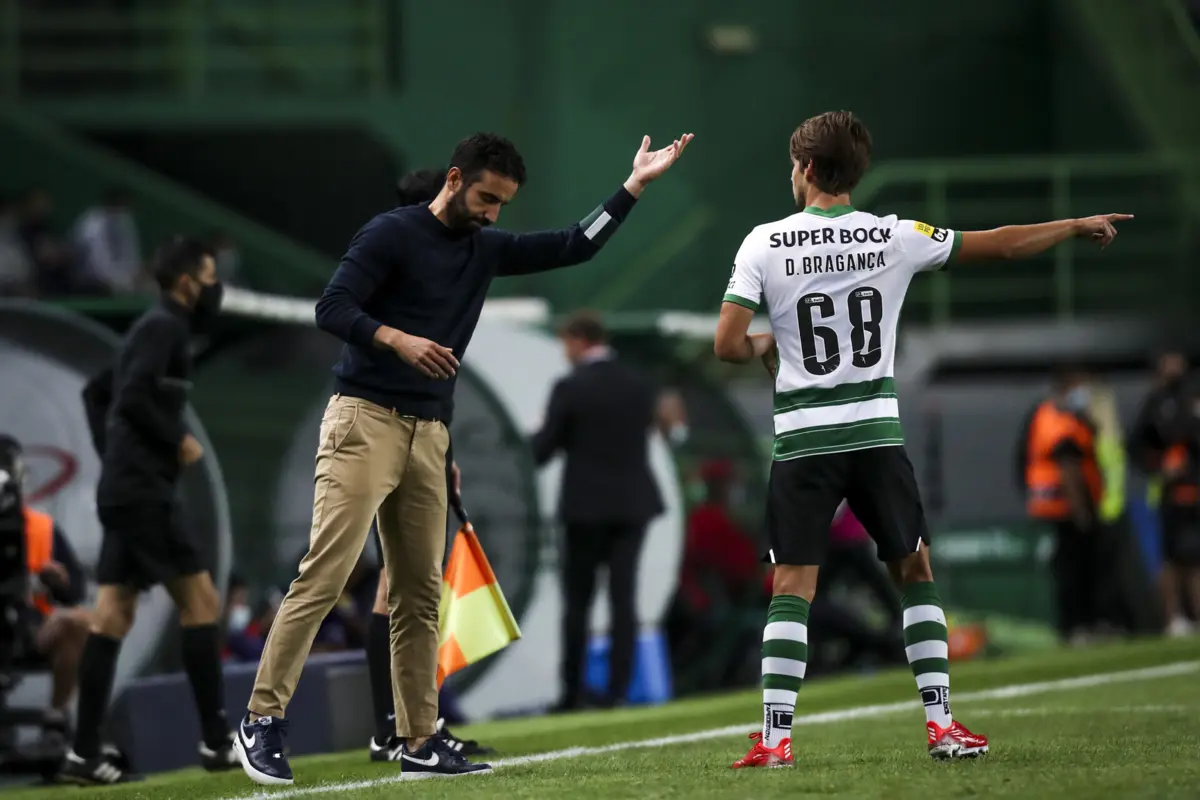 Rúben Amorim e Daniel Bragança (Créditos: Pedro Rocha/Global Imagens)