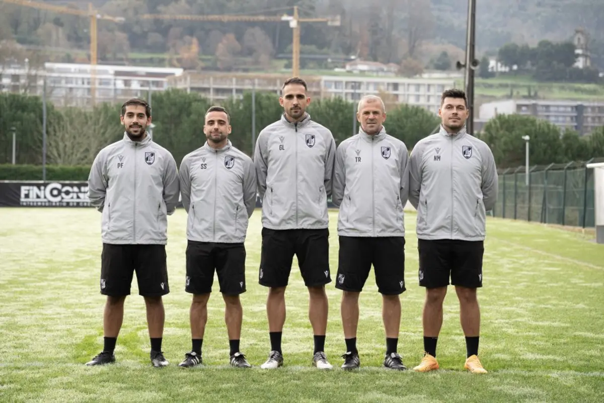Gil Lameiras e a equipa técnica