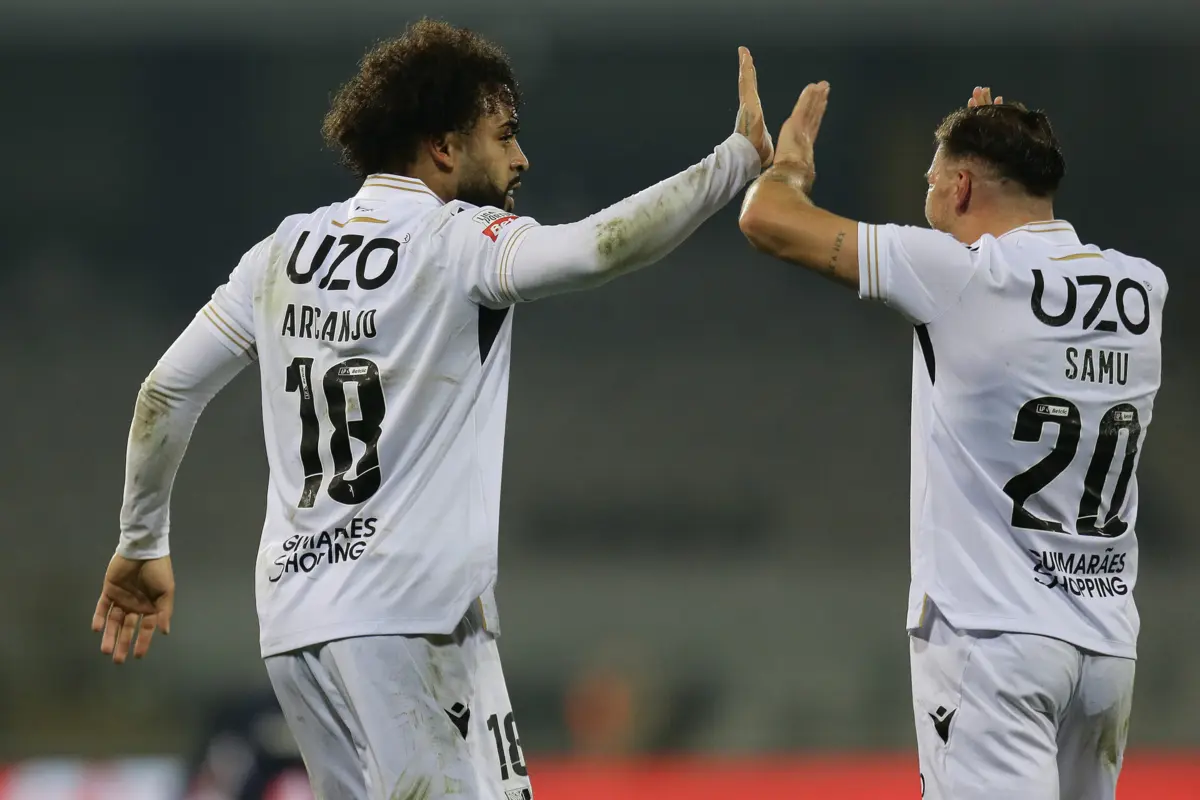 Telmo Arcanjo e Samu deram o triunfo ao Vitória (créditos: LUSA)