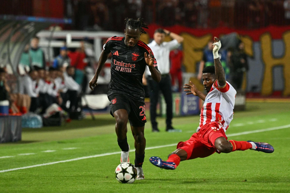 Imagem de contexto do artigo Kaboré sobre a passagem pelo Benfica: "Objetivo de um empréstimo é jogar..."