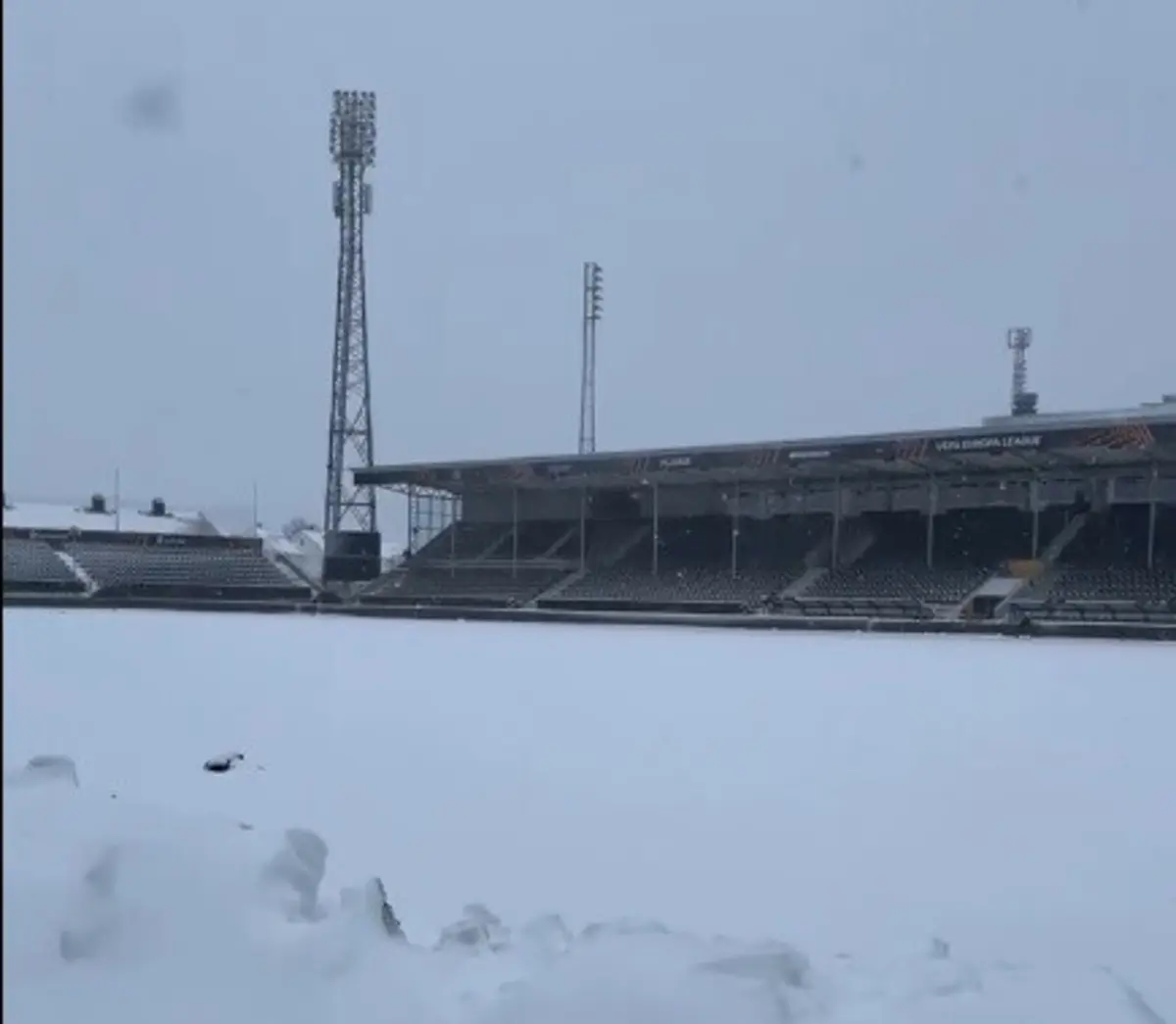 Imagem de contexto do artigo Em dia de Liga Europa, o estádio do Bodo/Glimt está neste estado