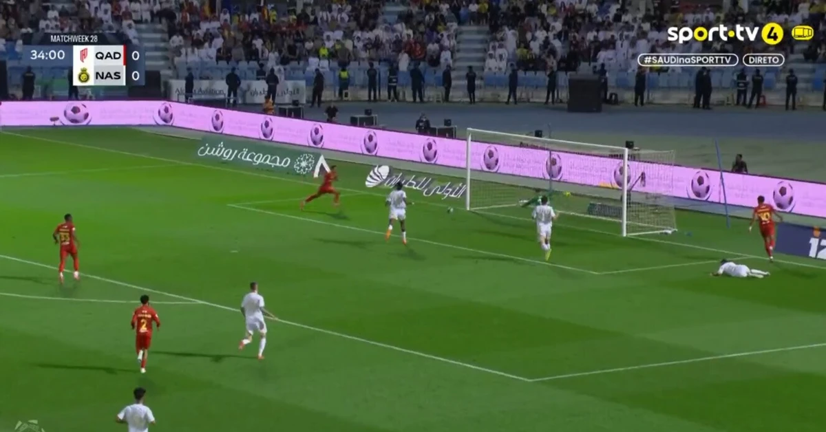 Imagem de contexto do artigo O golo que colocou o Al Nassr em desvantagem frente ao Al Qadisiyah: veja