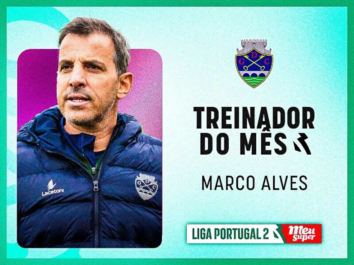Imagem de contexto do artigo Marco Alves, do Chaves, foi eleito o melhor treinador da II Liga em novembro