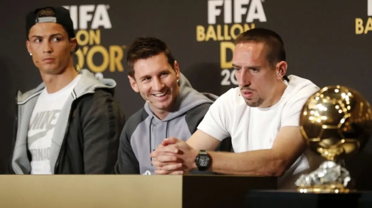 Ronaldo, Messi e Ribéry