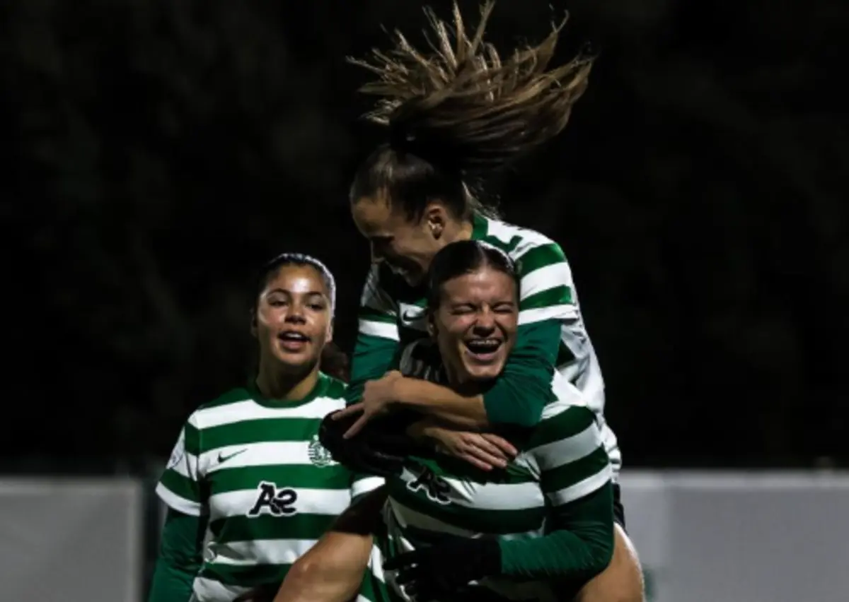 A festa das jogadoras leoninas