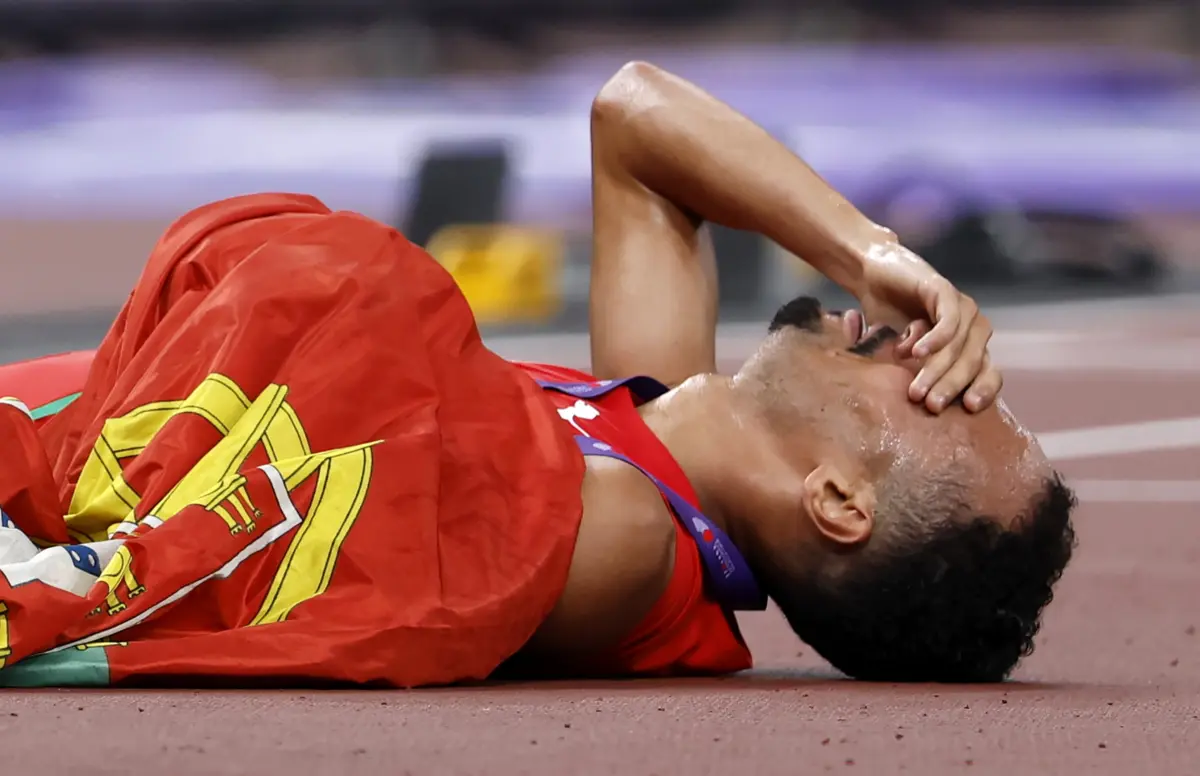 Isaac Nader é campeão mundial dos 1500 metros