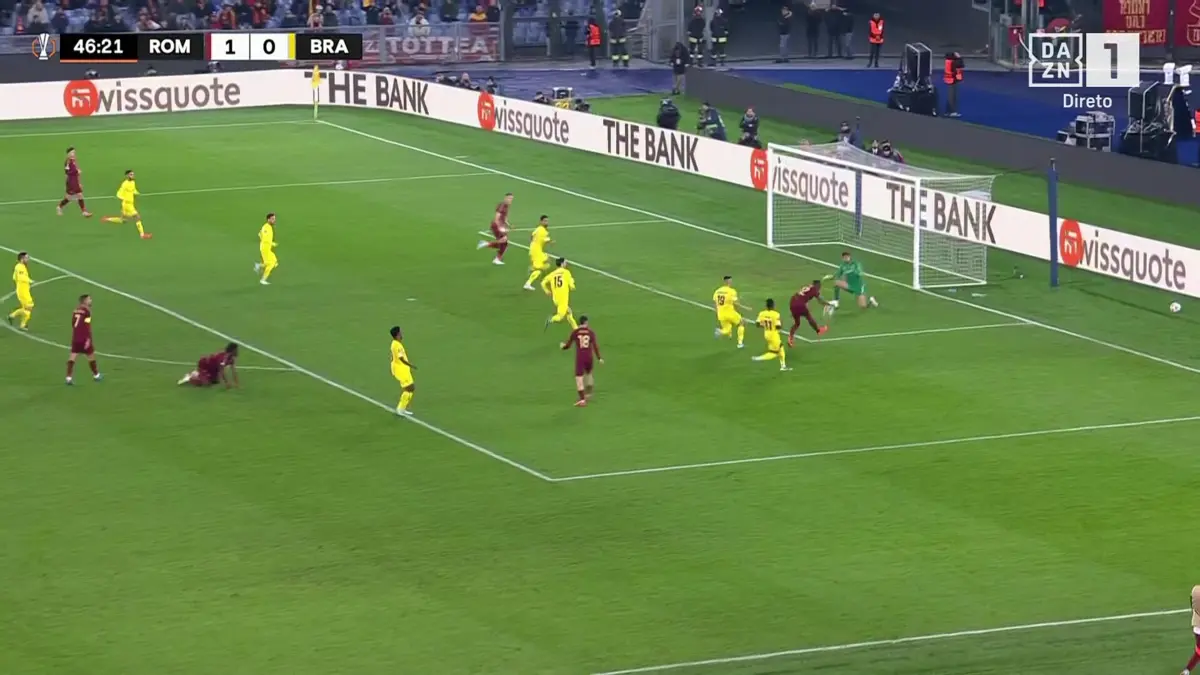 Imagem de contexto do artigo Roma-Braga: Abdulhamid faz o segundo dos italianos. Ora veja