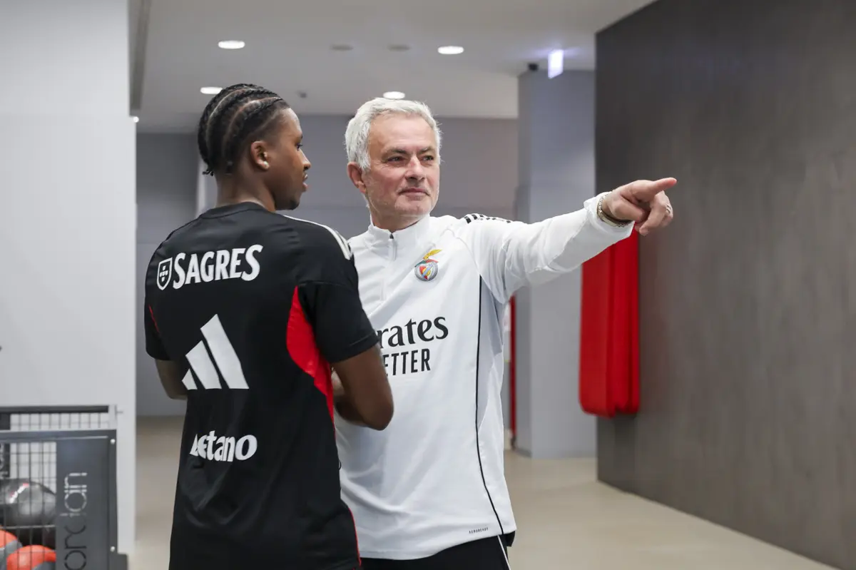 Sidny Cabral com José Mourinho