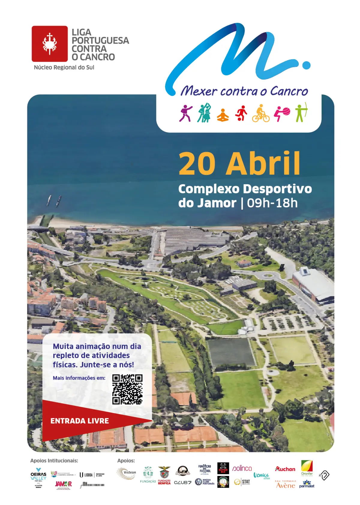 Imagem de contexto do artigo Atletas e figuras públicas associam-se à Liga Portuguesa Contra o Cancro