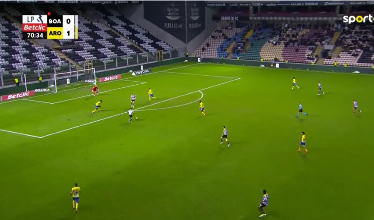 Imagem de contexto do artigo Uma "oferta" de Mantl originou o golo de Salvador Agra no Boavista-Arouca