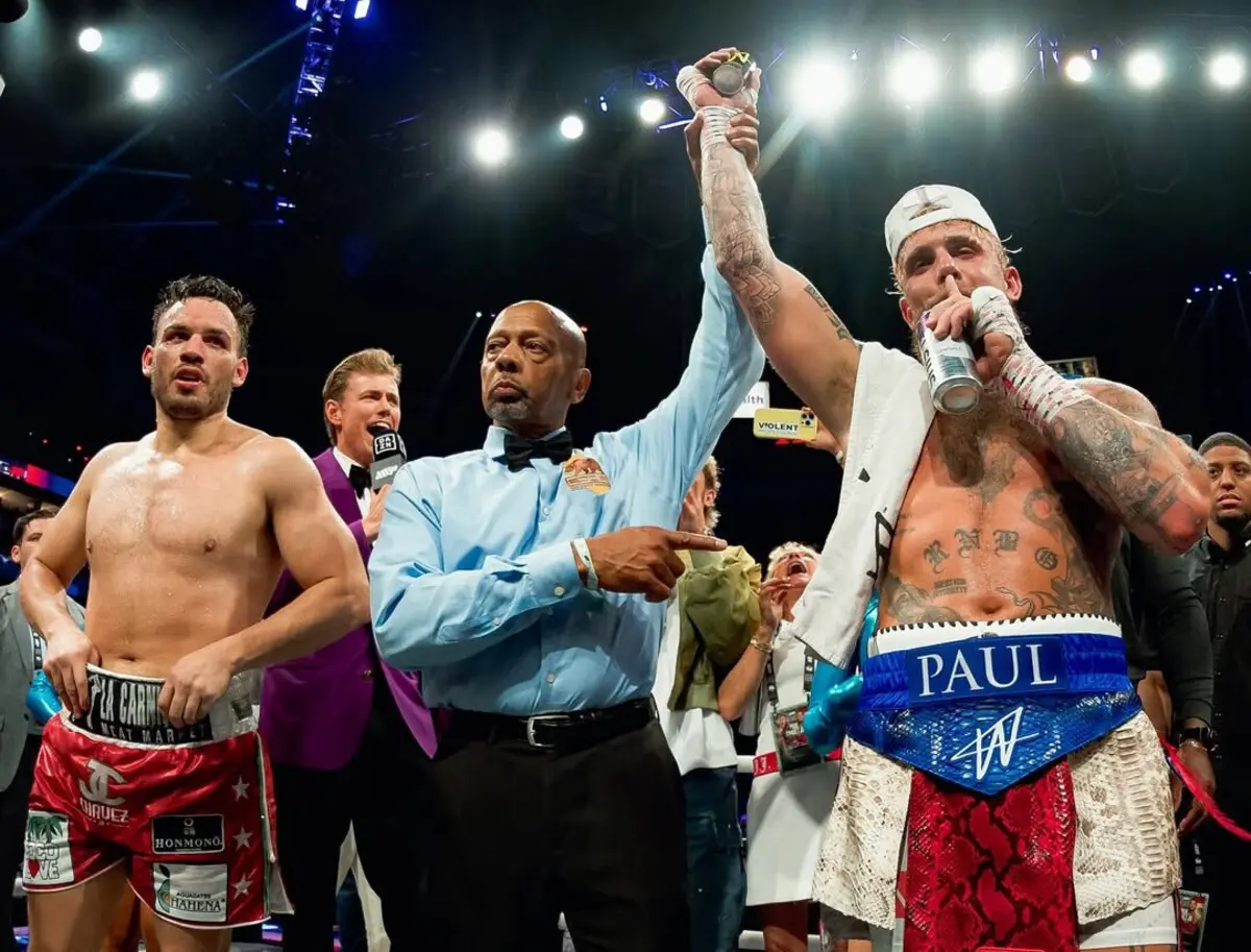 Chávez e Jake Paul (créditos: Instagram/jakepaul)