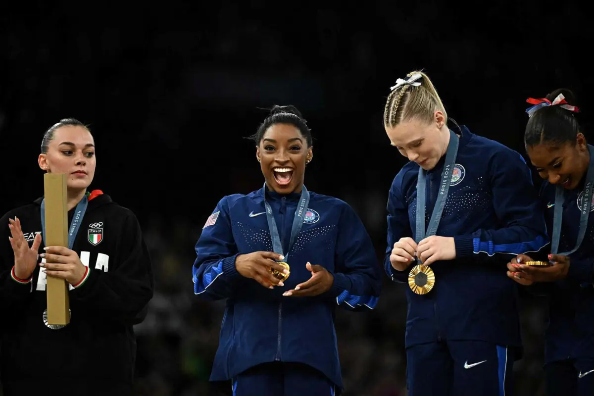 Simone Biles (Créditos: AFP)