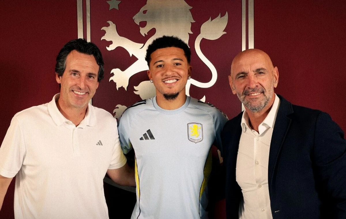 Imagem de contexto do artigo Jadon Sancho emprestado pelo Manchester United ao Aston Villa