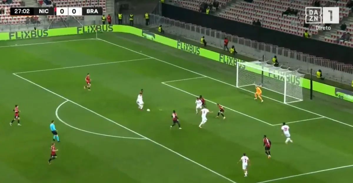 Imagem de contexto do artigo Pau Víctor coloca Braga a vencer em casa do Nice. Veja o golo