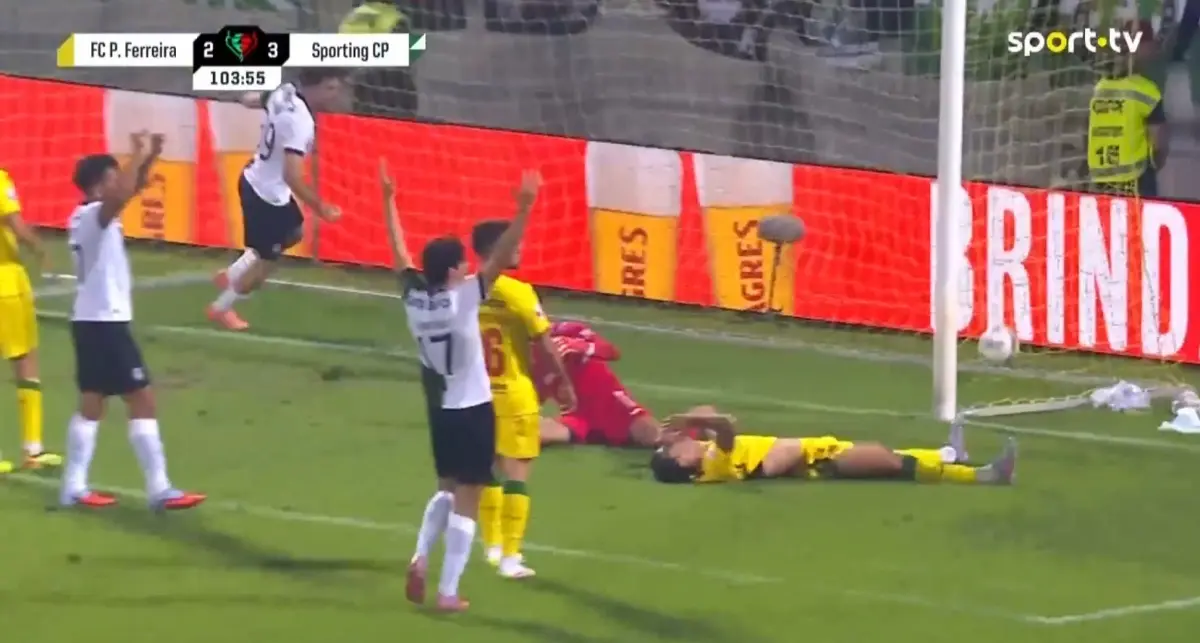 Imagem de contexto do artigo Autogolo no prolongamento dá reviravolta ao Sporting frente ao Paços. Veja