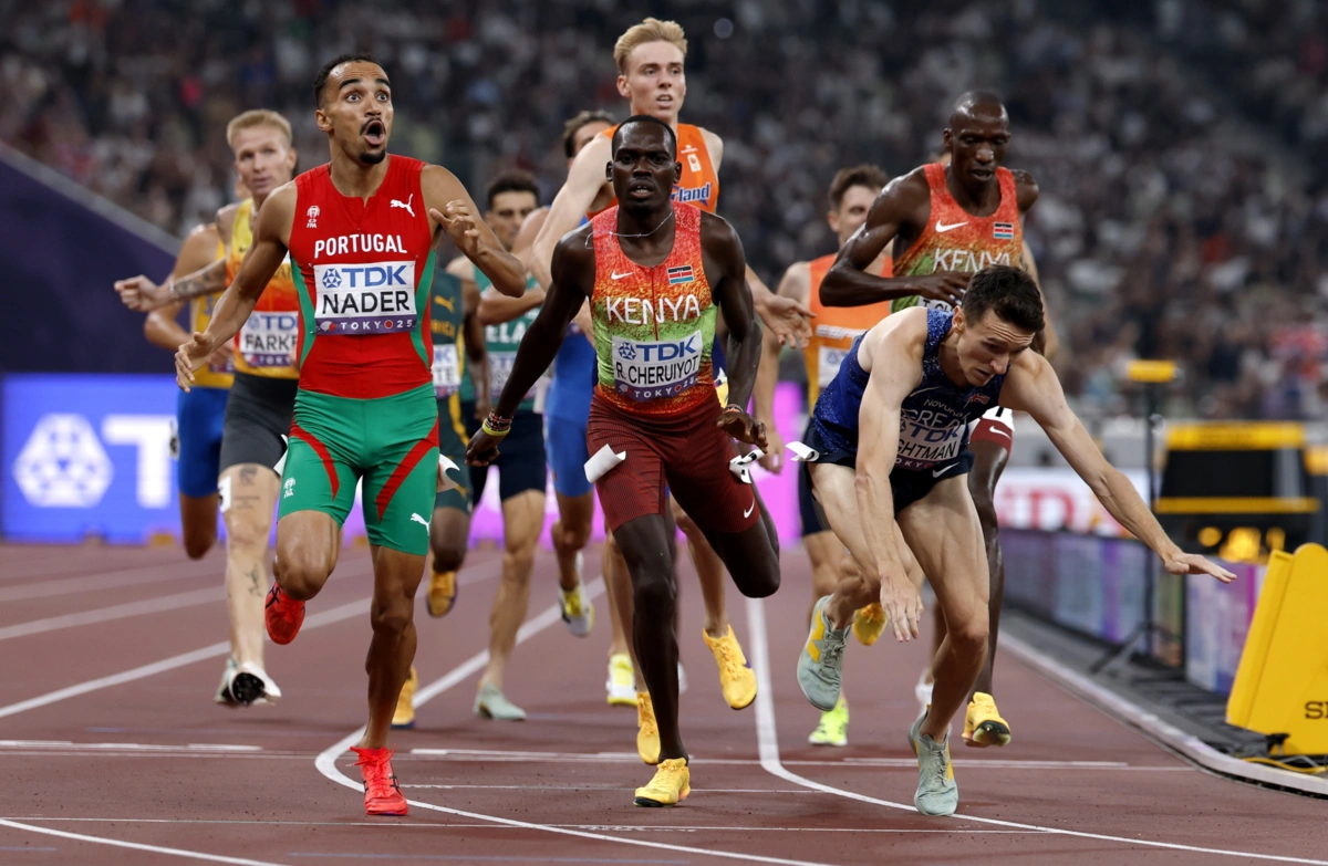 Isaac Nader é campeão mundial dos 1500 metros