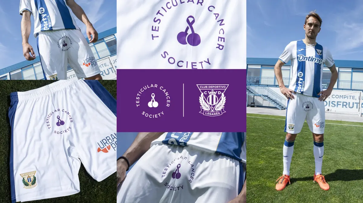 O Leganés juntou-se à luta contra o cancro testicular (créditos: Leganés)