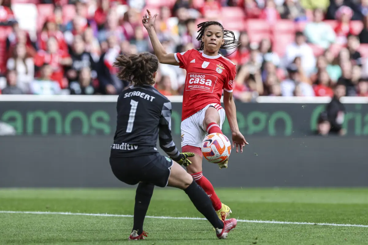 Jéssica Silva lembrou saída do Benfica (Créditos: Lusa)