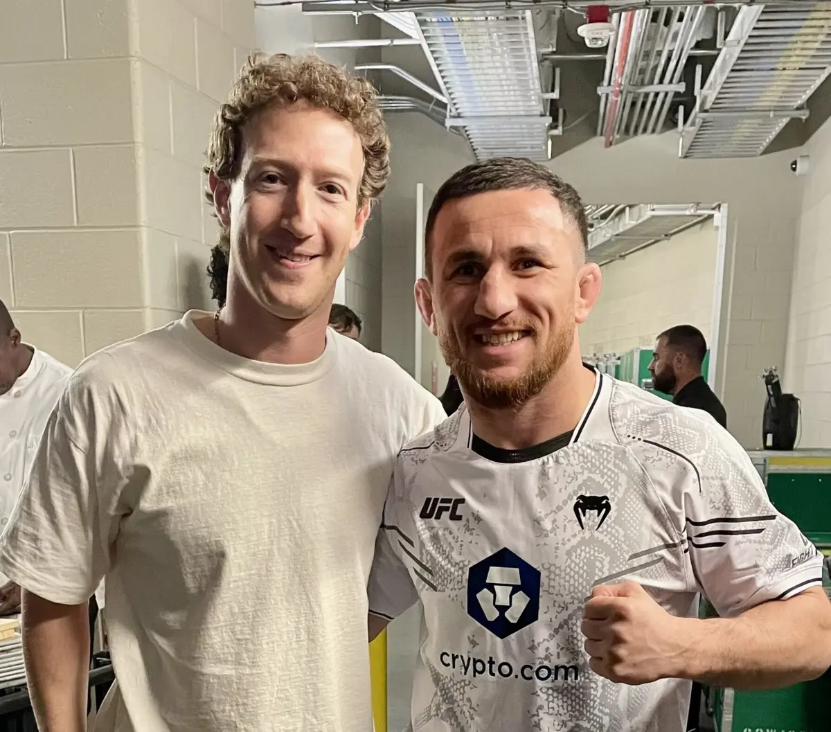 Imagem de contexto do artigo Mark Zuckerberg derrubou ex-campeão da UFC e depois levou troco. Ora veja