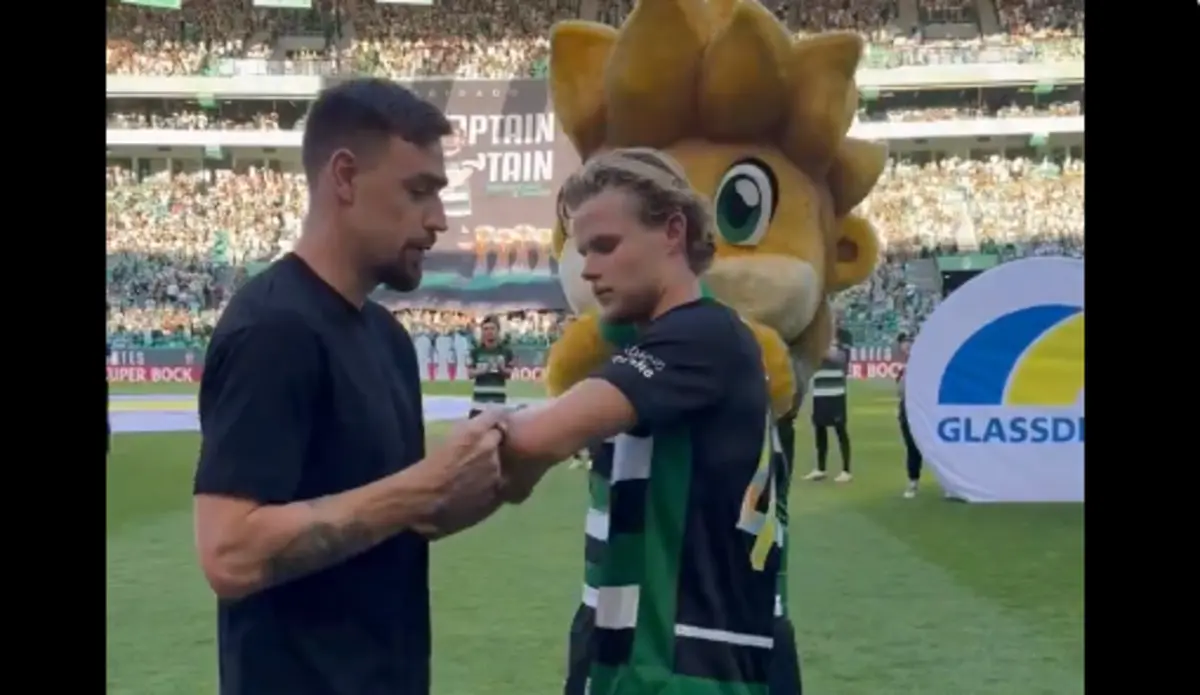 Imagem de contexto do artigo Coates: a homenagem em Alvalade e a passagem de testemunho a Hjulmand