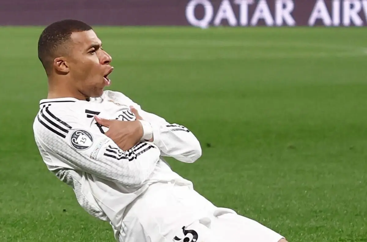 Festejo de Mbappé (créditos: Instagram)