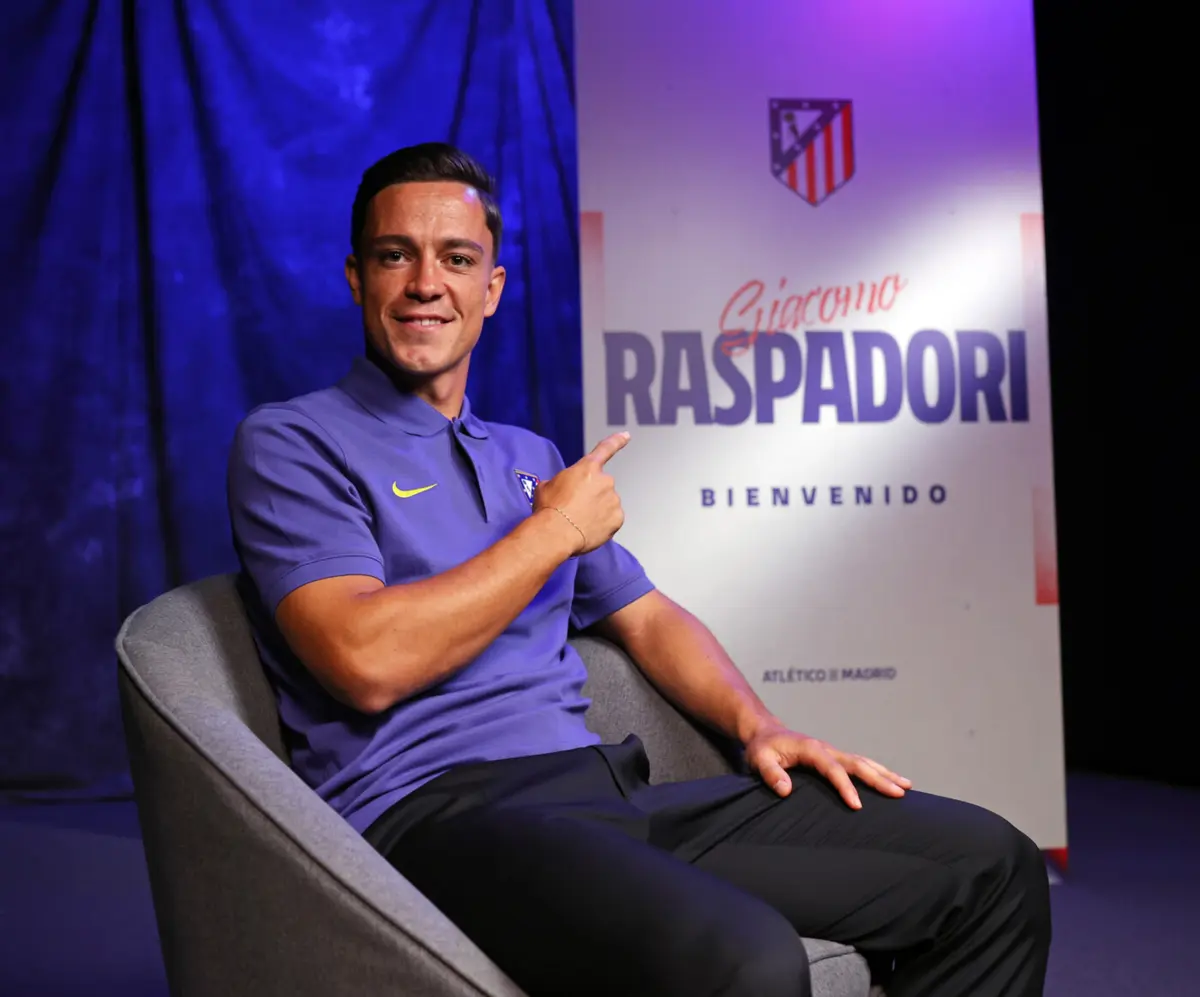 Raspadori (créditos: Atlético de Madrid)
