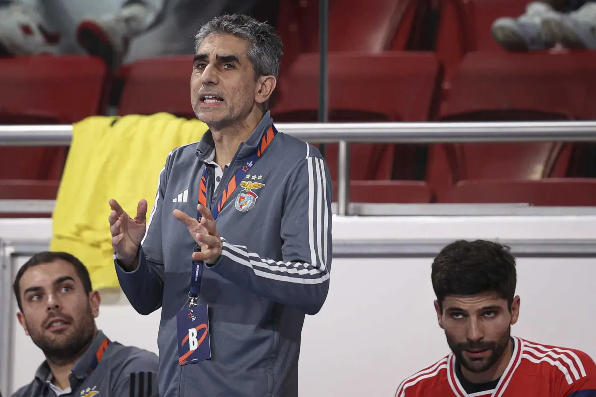 Jota Gonzalez, treinador do Benfica (créditos: Filipe Amorim / Global Imagens)