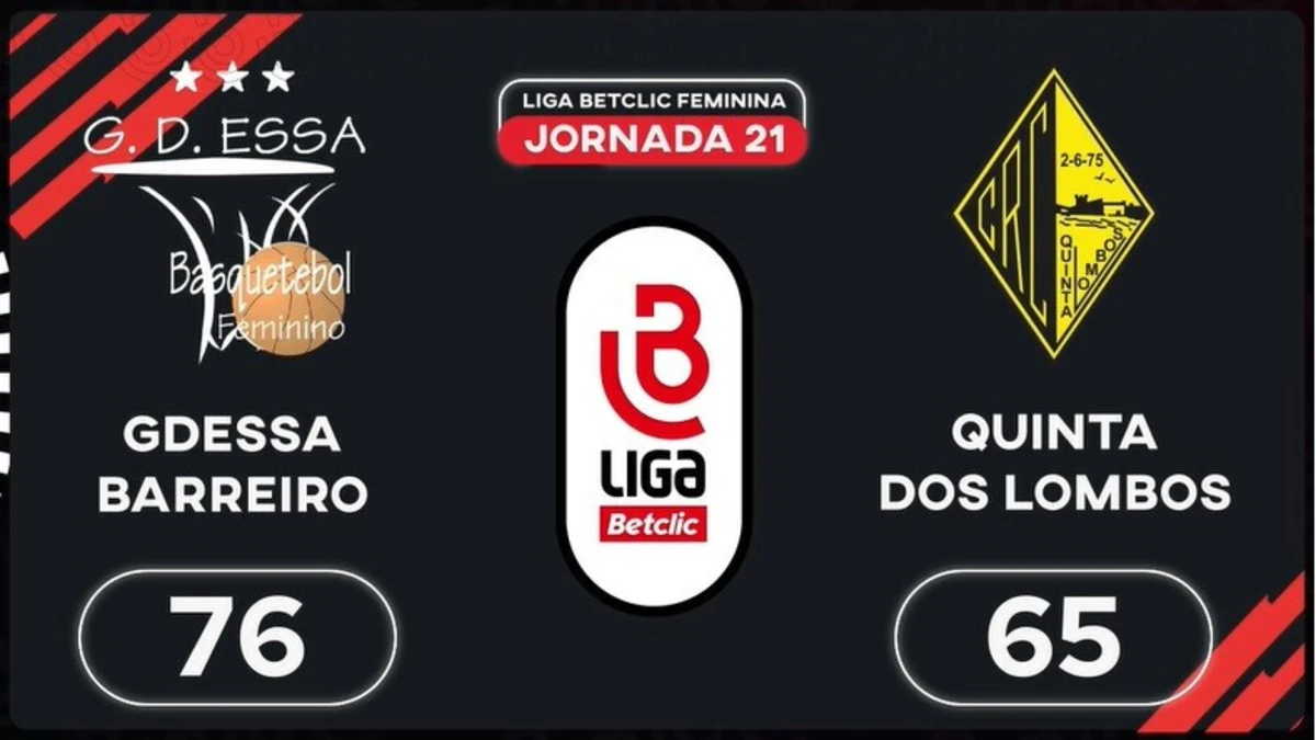 Imagem de contexto do artigo Liga Betclic Feminina: o resumo do GDESSA-Quinta dos Lombos