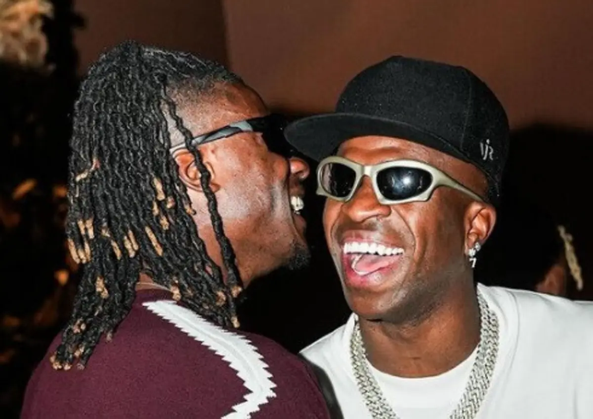 Camavinga e Vinícius Jr. (Créditos: reprodução/Instagram)