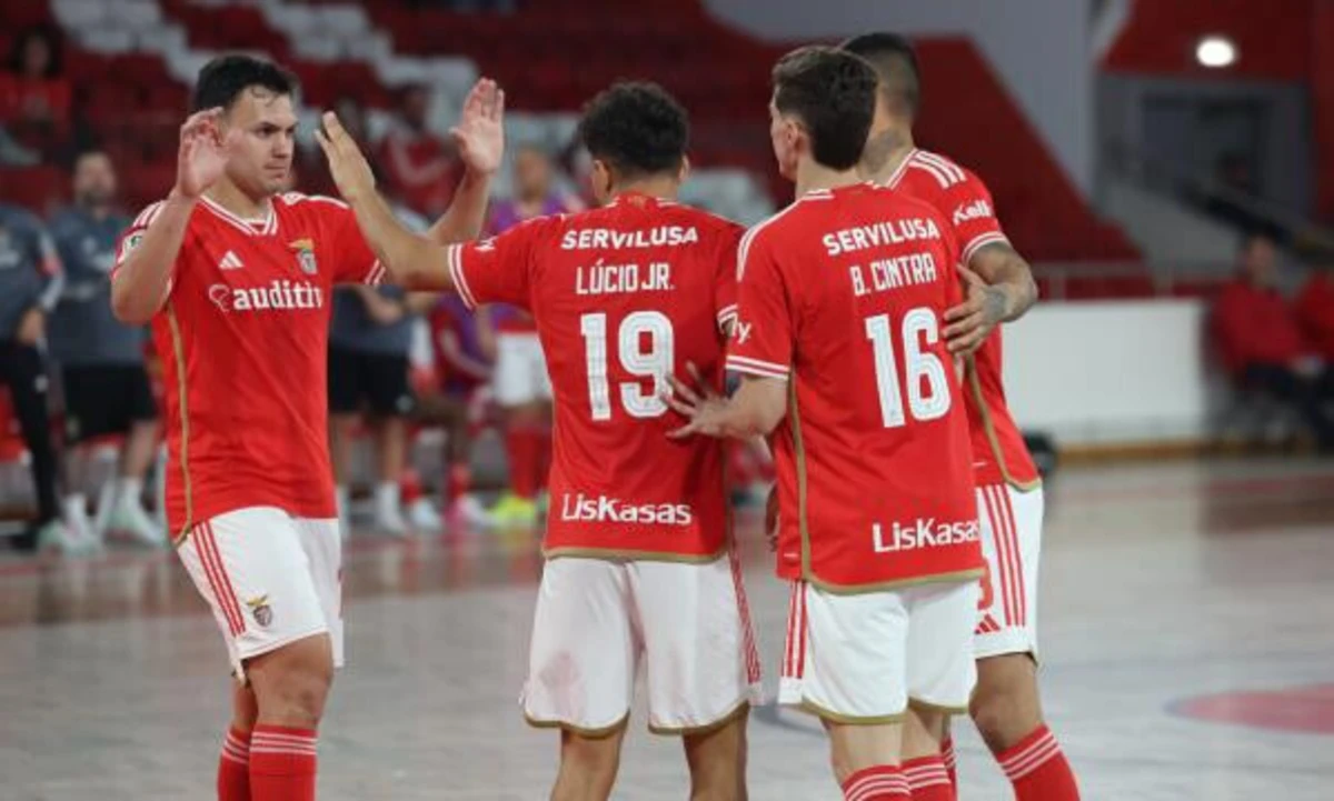 Equipa de futsal do Benfica