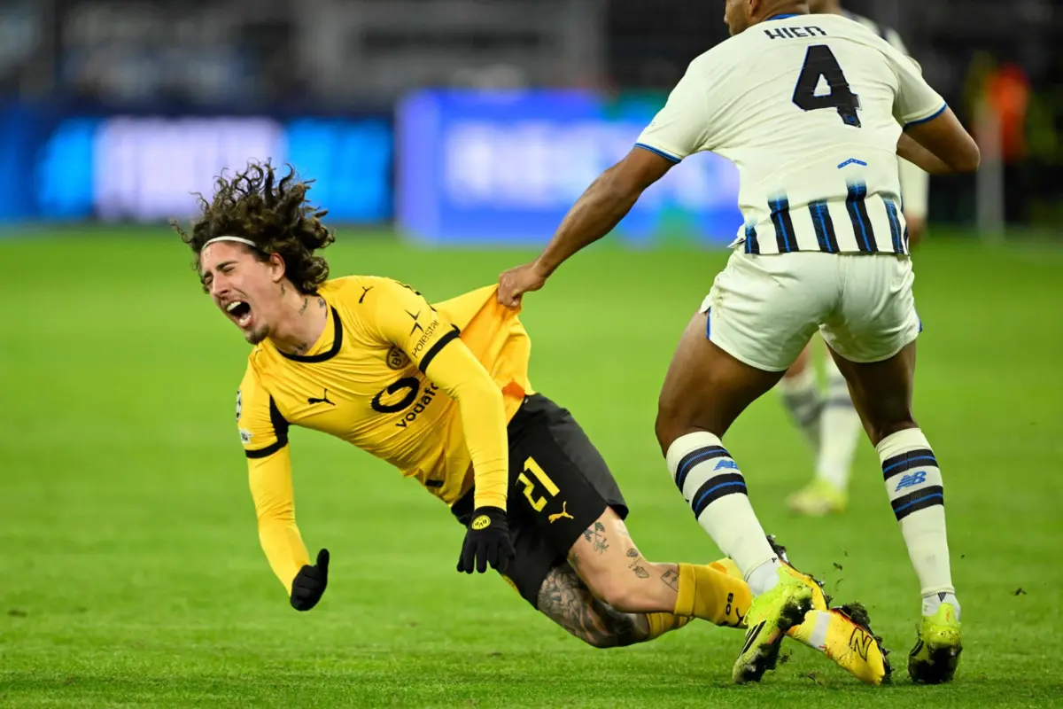 Imagem de contexto do artigo Borussia Dortmund, de Fábio Silva, vence Atalanta na primeira mão do play-off