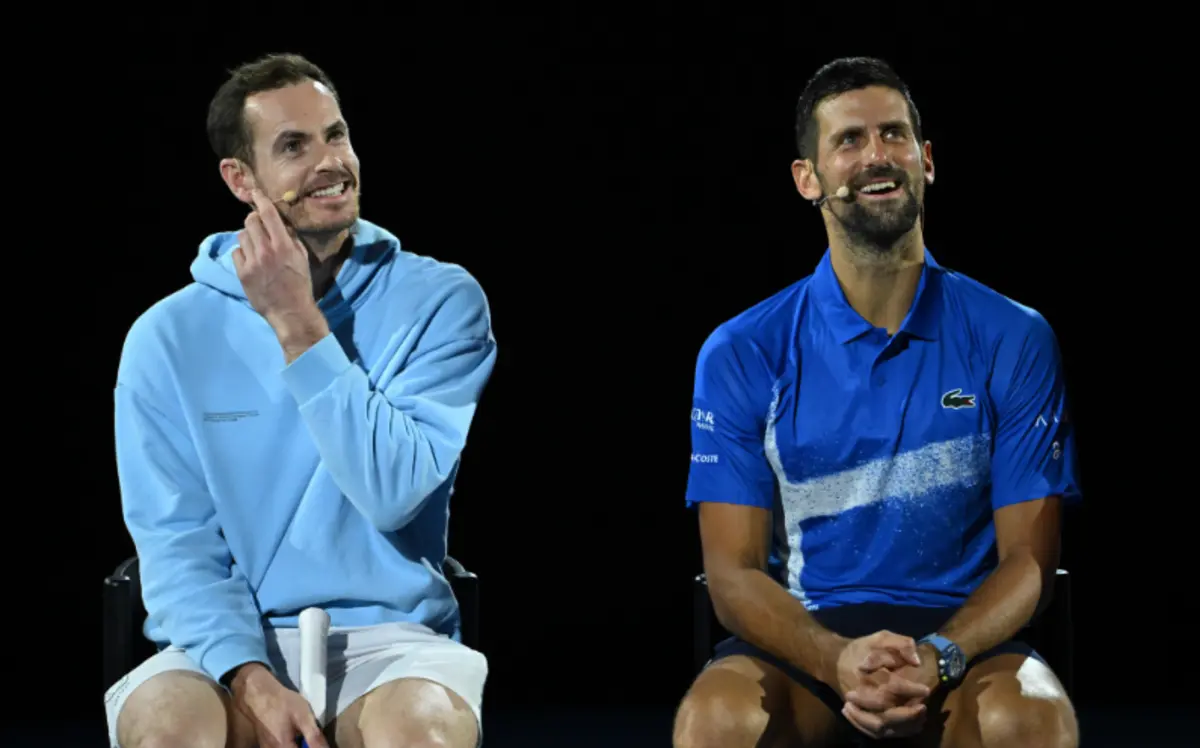 Andy Murray e Djokovic (Créditos: EPA)
