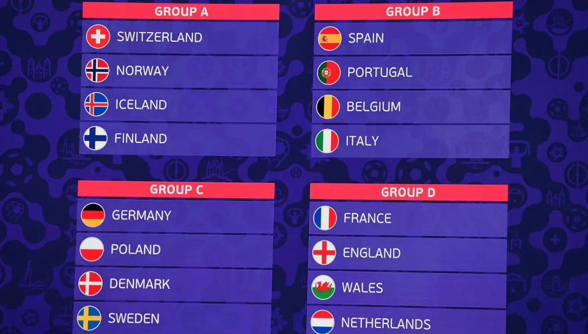 Imagem de contexto do artigo Europeu feminino de 2025: conheça a composição dos quatro grupos