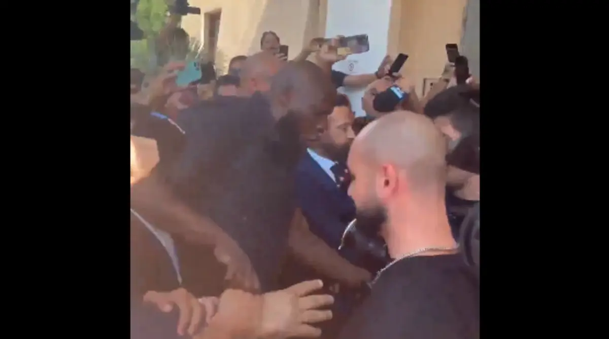 Imagem de contexto do artigo Lukaku já está em Itália e o aparato em torno do belga foi enorme