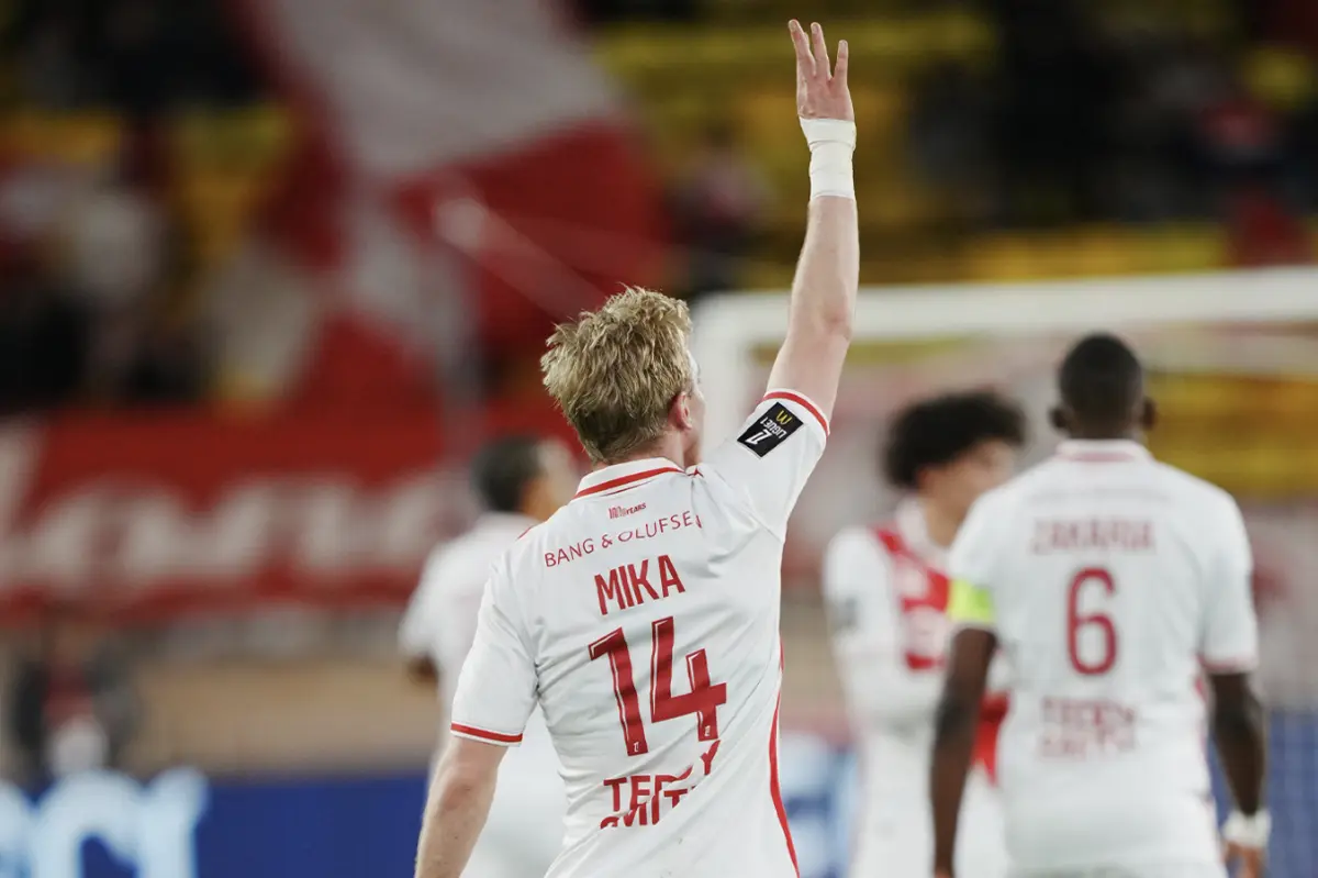 Imagem de contexto do artigo Mónaco vence com "hat-trick" de Mika Biereth e deixa sério aviso ao Benfica