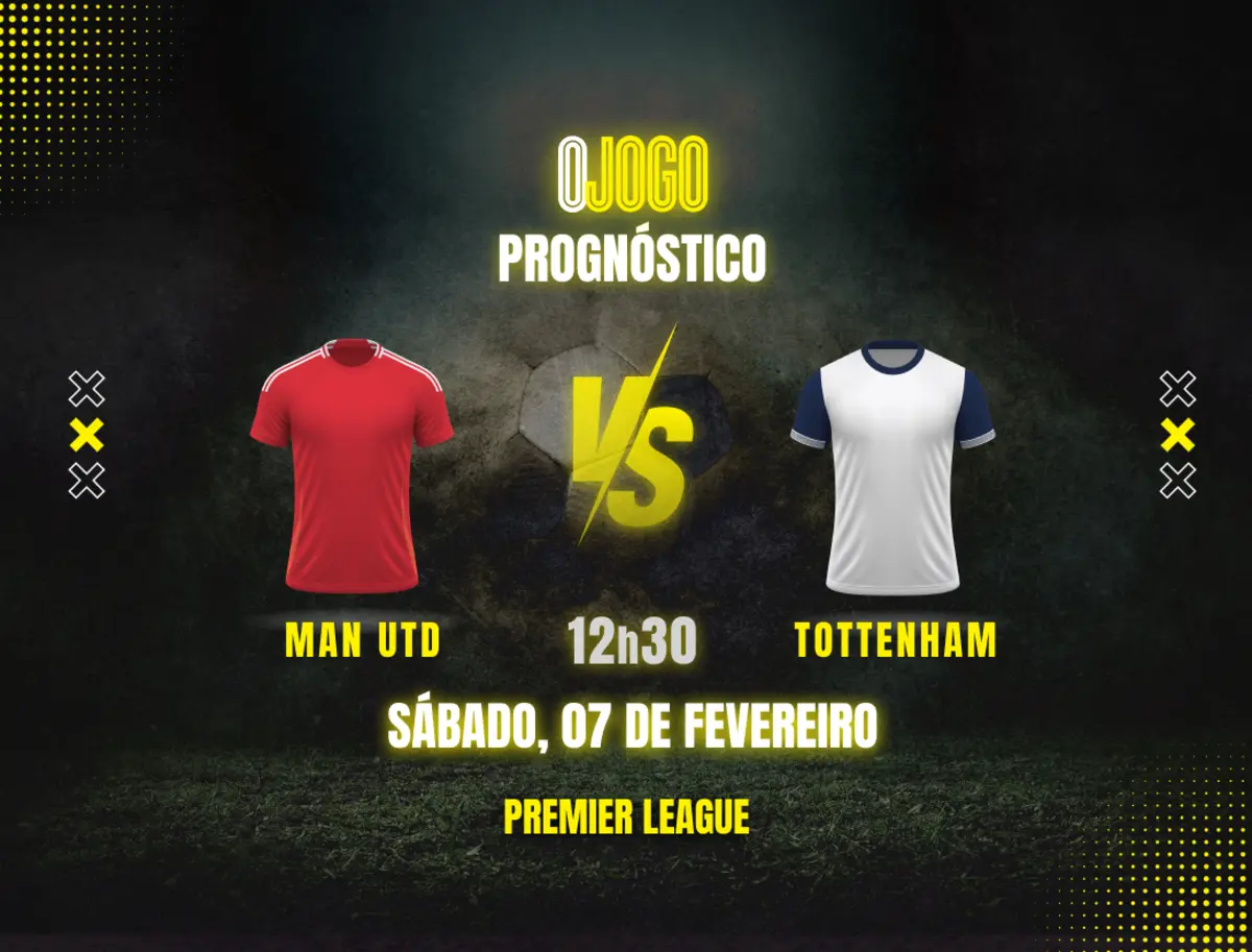 Imagem de contexto do artigo Prognóstico Manchester United vs Tottenham: Premier League