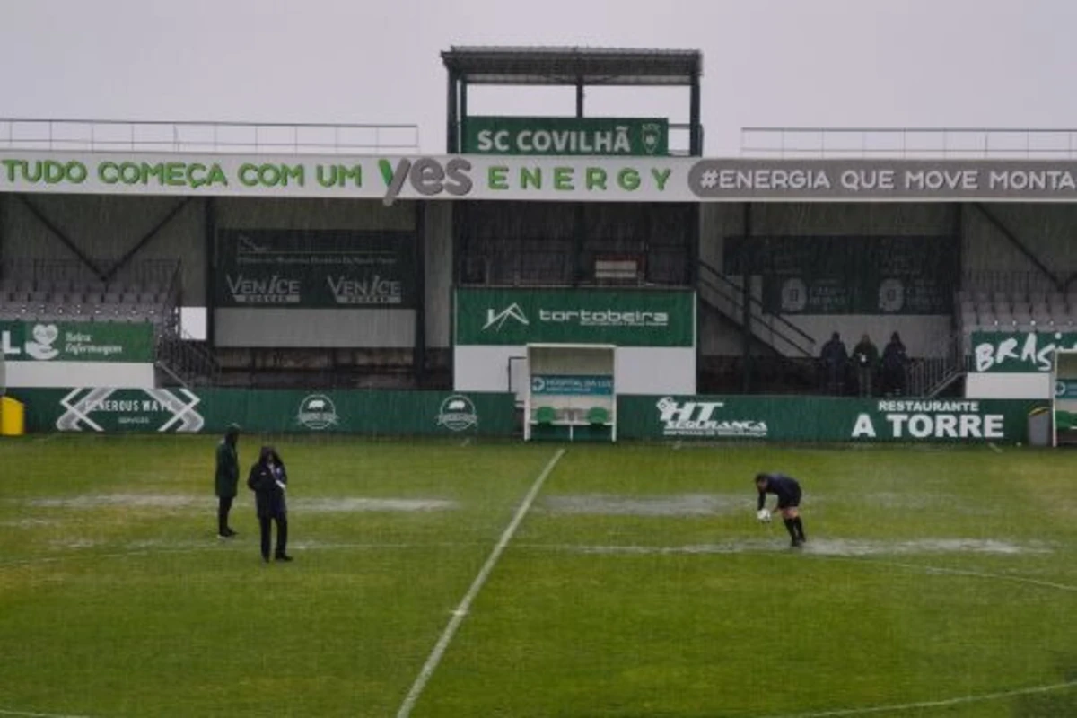 Imagem de contexto do artigo Covilhã-Lusitânia, da Liga 3, adiado devido à chuva intensa