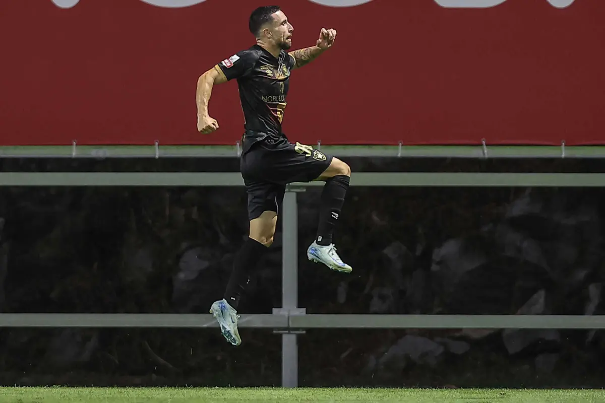 KIkas marcou ao Braga (créditos: Miguel Pereira/Global Imagens)