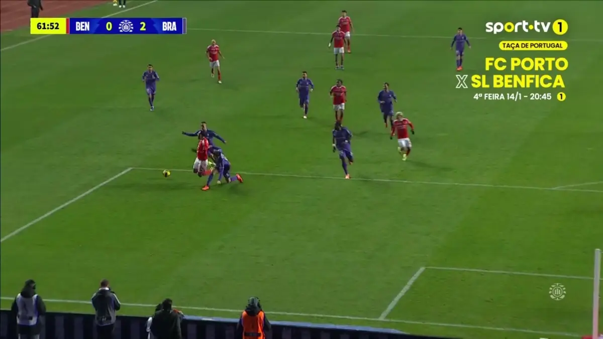 Imagem de contexto do artigo Pavlidis reduz desvantagem no Benfica-Braga. Ora veja