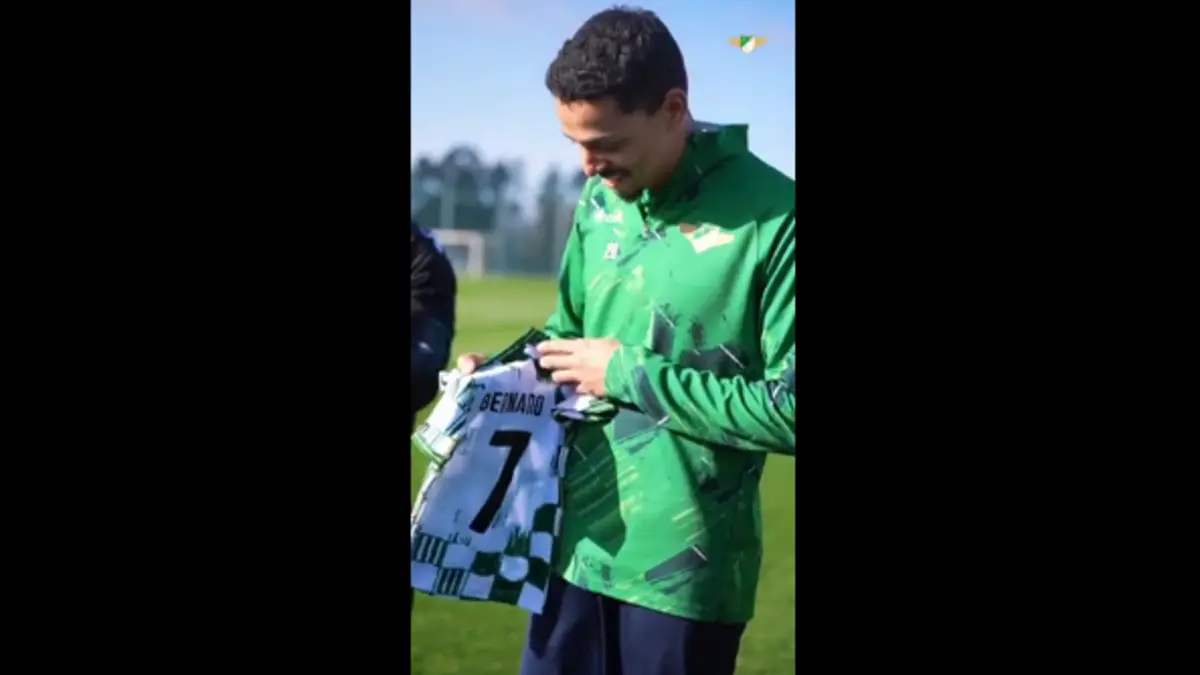 Imagem de contexto do artigo Um momento especial marcou o treino do Moreirense