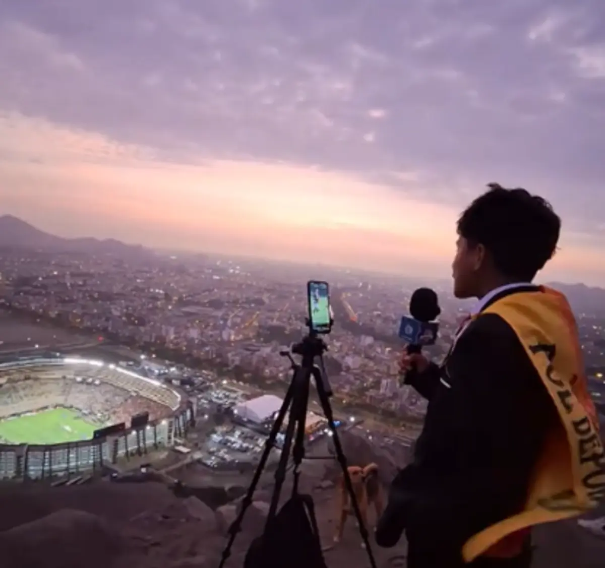 Imagem de contexto do artigo De comentar a final da Libertadores no topo da montanha à Champions no Bernabéu