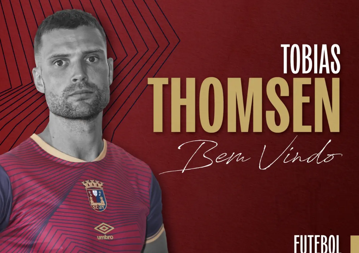 Imagem de contexto do artigo Tobias Thomsen aumenta opções de ataque do Torreense